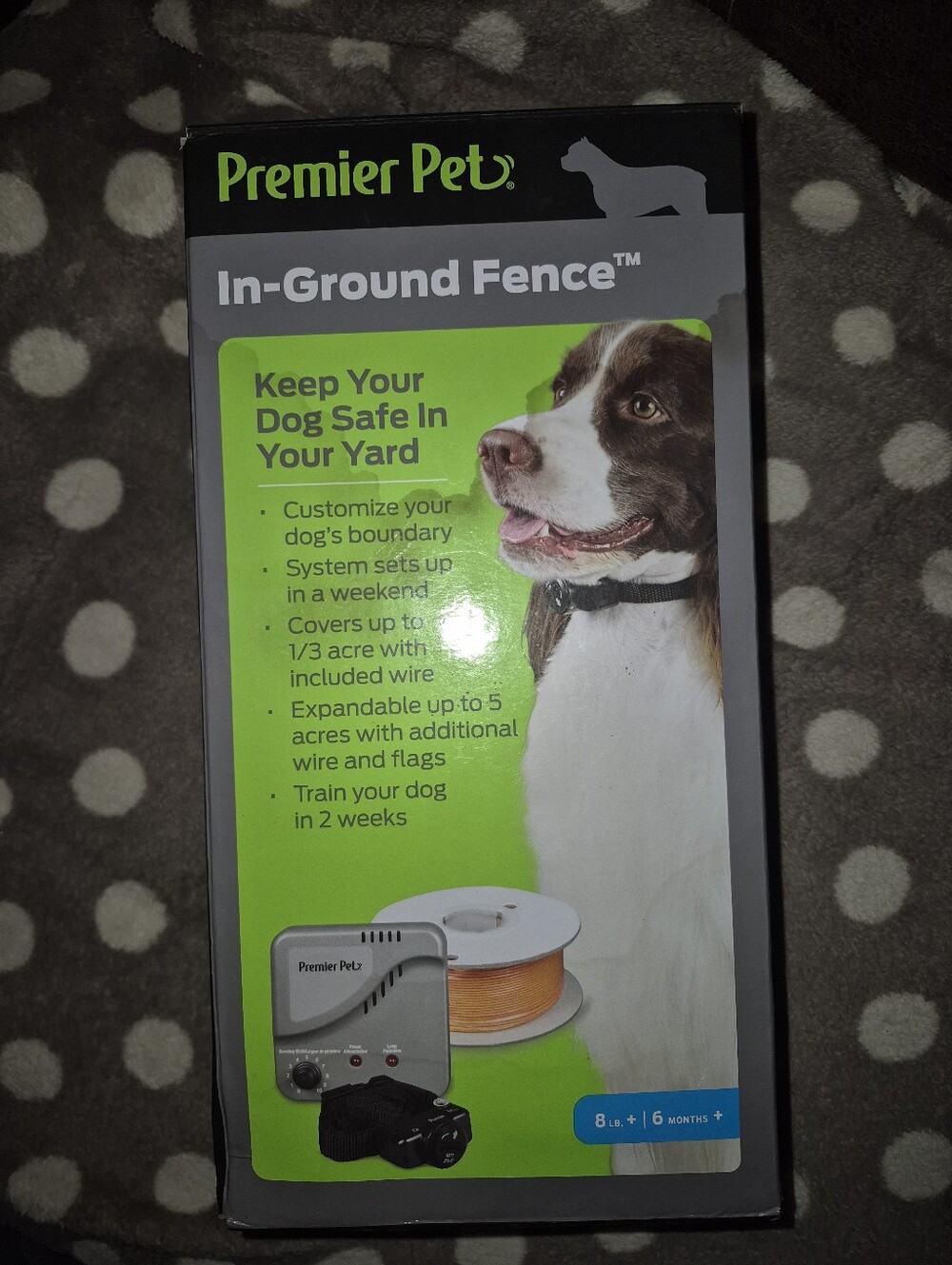 Premier Pet In-Ground Fence System – Green and White *read Description